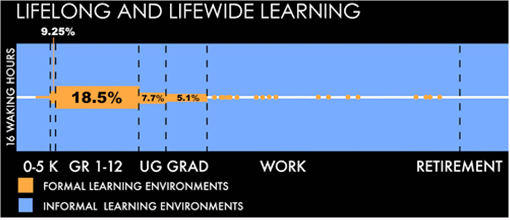 Lifelong and Lifewide Learning Diagram (LIFE Center, 2005)